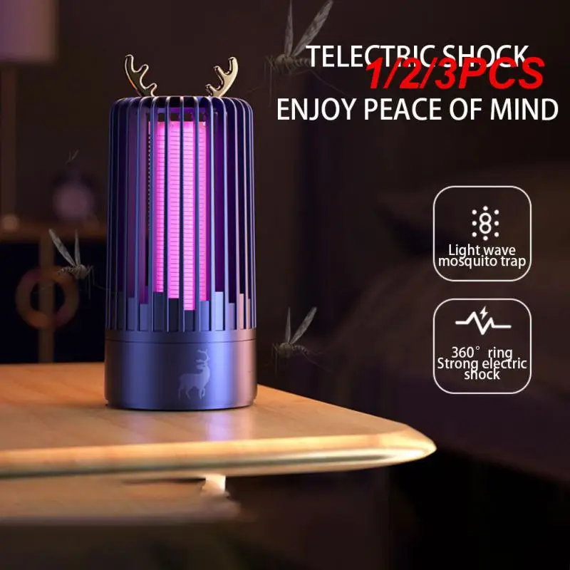 1/2/3Pcs Scacciazanzare Elettrico Shock Elettrico Antizanzare Attrezzatura Repellente Per Zanzare Non Tossico