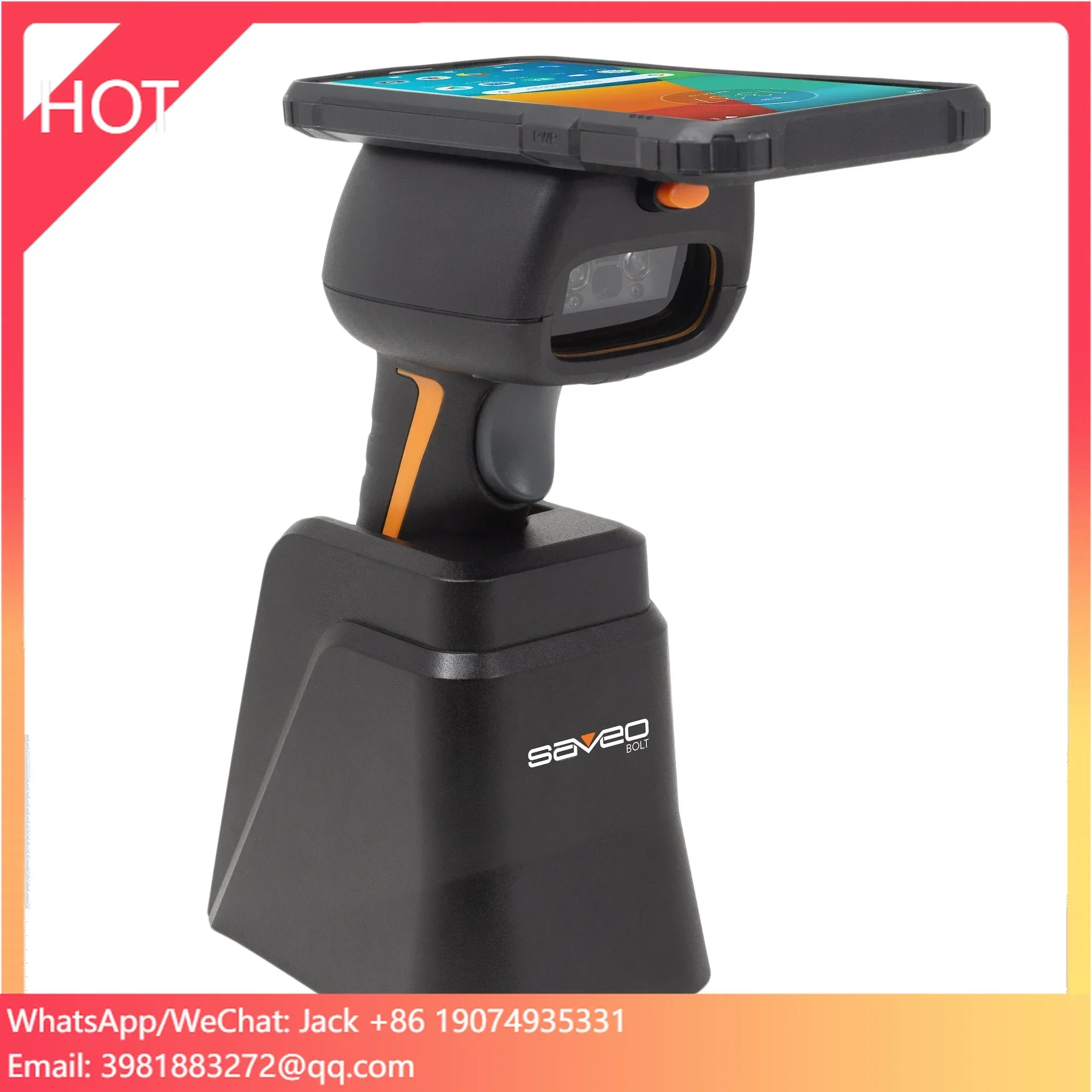 NETUM Saveo BOLT IP67 러기드 산업용 1D 2D QR 바코드 스캐..