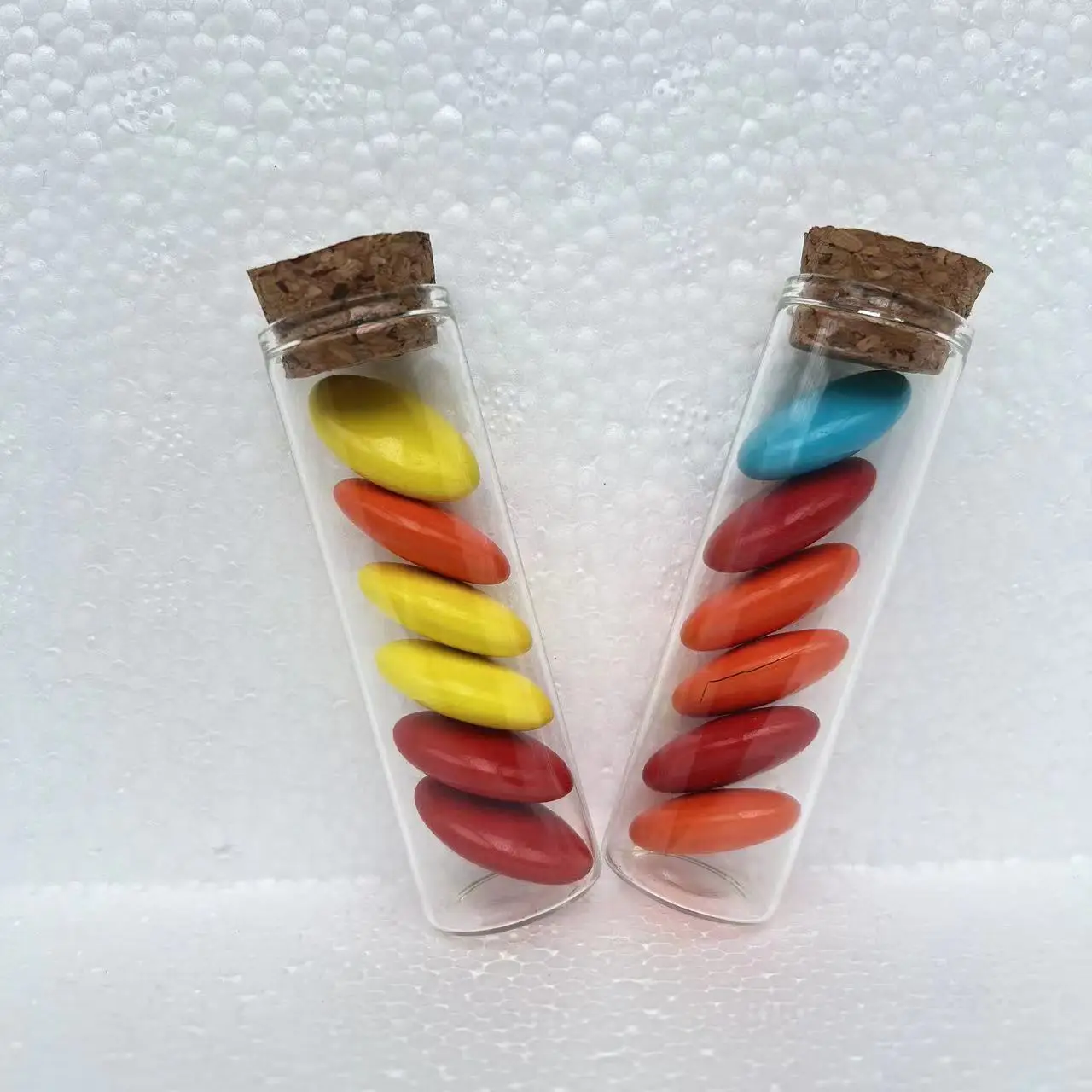 Dragees Test Tube 20*25*80mm Glass Bottle Wedding Dragees Marriage Glass Jars Container DIY Crafts Candy Bottle Wedding Gift 3