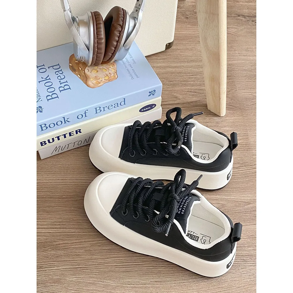 Unique Design Thick Soled Women Casual Shoes Spring and Autumn Soft Heels Round Toe Sports Shoes Women Shoes Outdoors 24-179