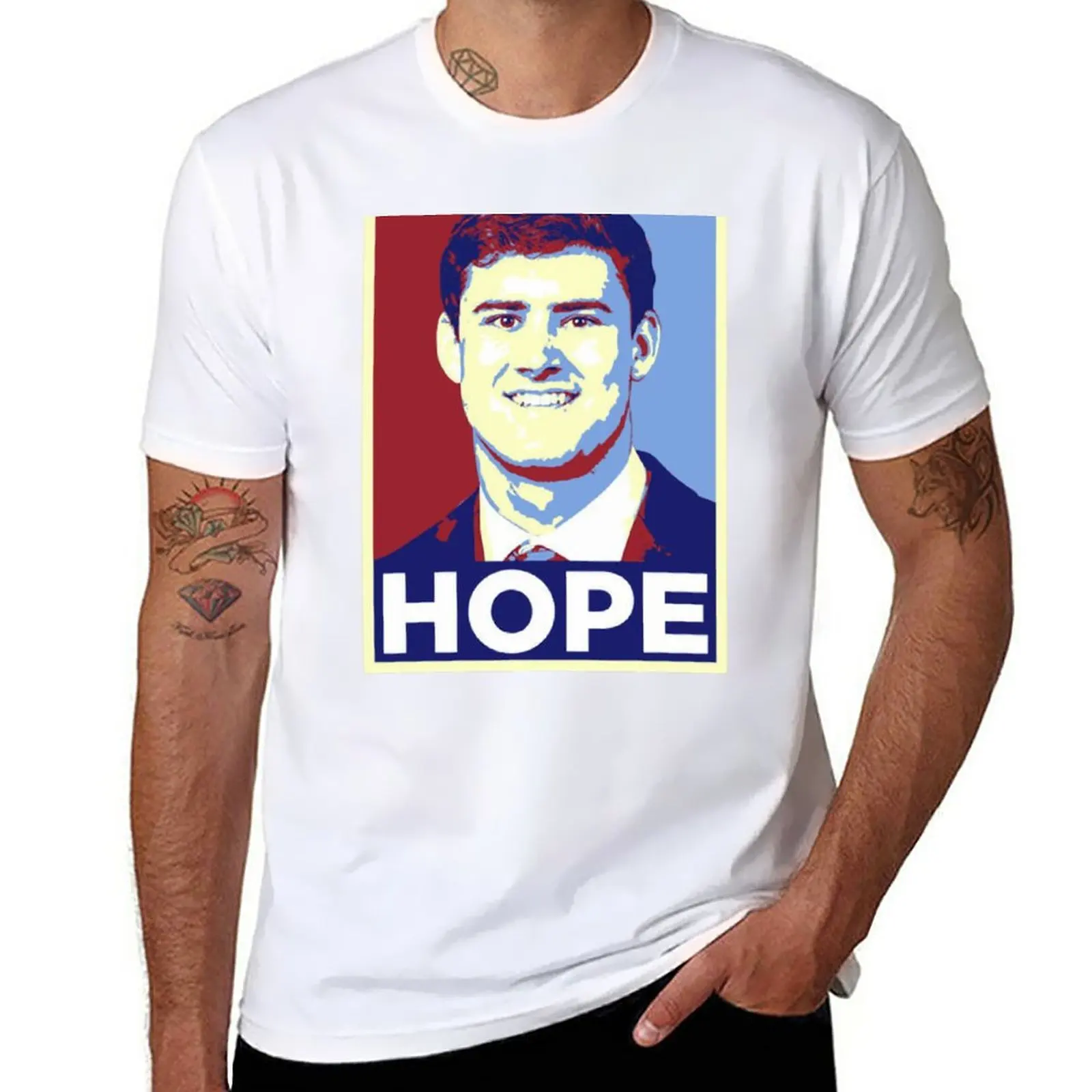 New Daniel Jones Hope New York Football Draft Pick T-Shirt Vestiti Estivi Camicetta Magliette Divertenti Da Uomo
