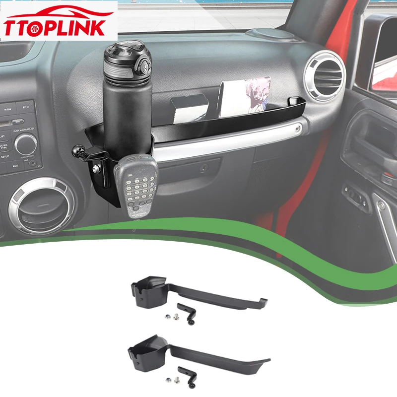 ABS Interior Multi Functional Copilot Armrest Mobile Phone Holder Base for Jeep Wrangler JL/JK Car Accessories