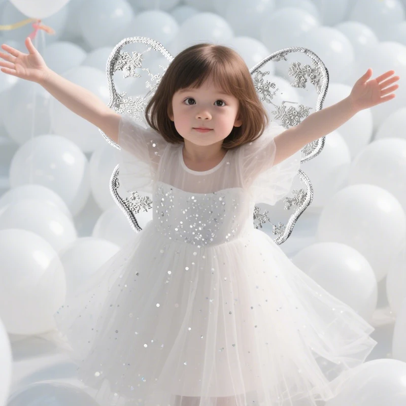Children's Enchanted Fairy Wings and Wand Set