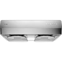 Pixie Air UQS3001 30” Stainless Steel Under Cabinet Range Hood, 800 EQUIV. CFM Kitchen Over Stove Exhaust Vent 1