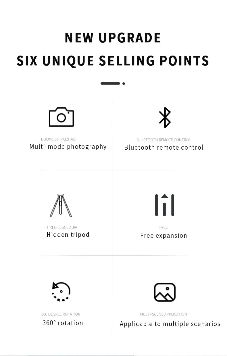 Bluetooth Selfie Stick Xt02p Horizontal and Vertical Shooting Mobile Phone Integrated Live Broadcast Bracket Selfie Stick