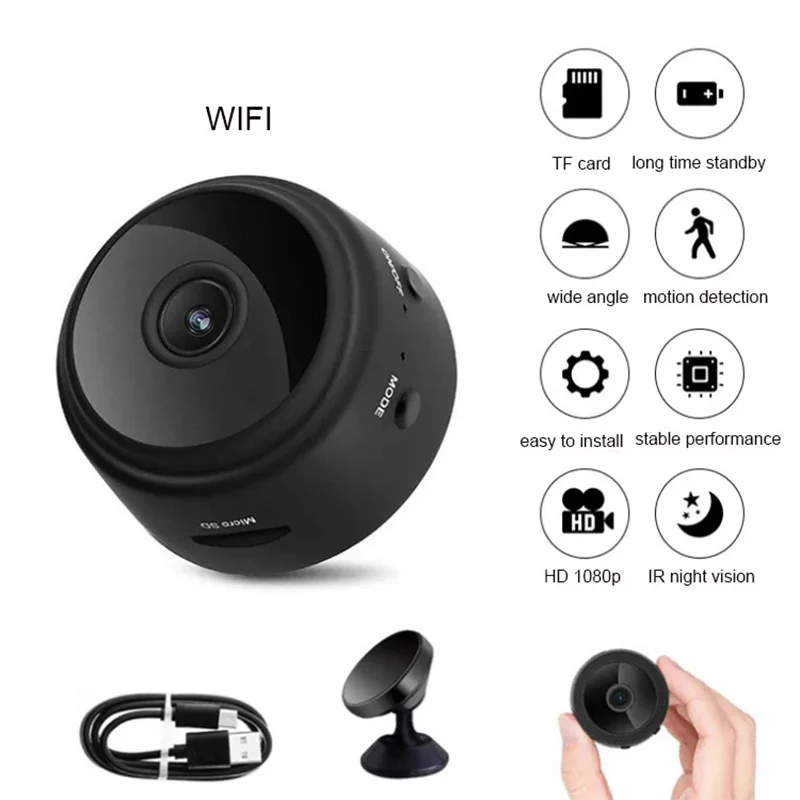 A9 Mini Surveillance Cameras With Wifi Hd Mini Camera Sensor Night Vision Camcorder Web Video Surveillance Smart Life Home 4