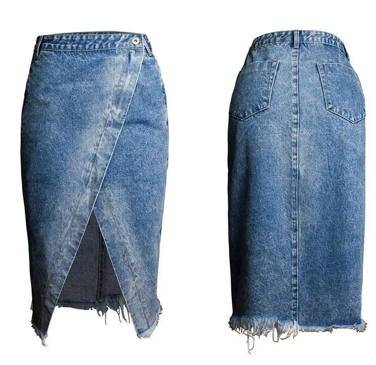 DESIGUAL☆Midi-length asymmetrical denim skirtデニムスカート Buy Desigual Midi-length asymmetrical denim skirt 2025