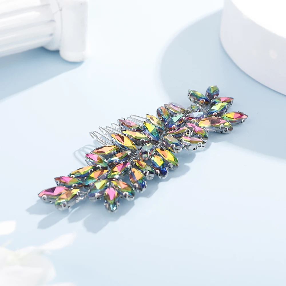 Sbdc511463e8443c0a192ea7c1e41f712b Fashion Rhinestone Hair Comb for Bridal Headpiece 9 Color Wedding Hair Accessories Women Handmade Tiara Headdress Party Headwear Mallzona