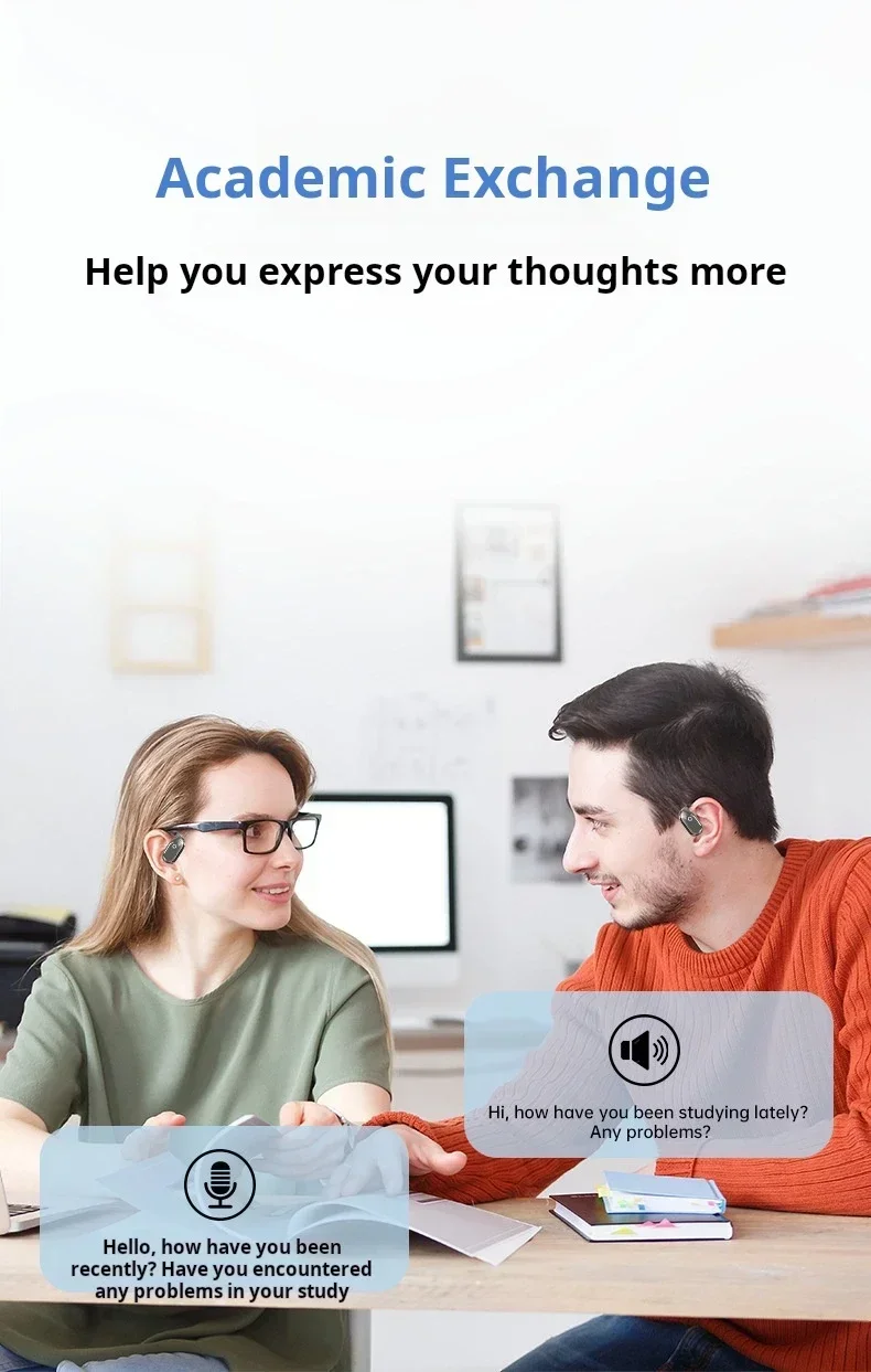 Bluetooth Wireless Earbuds With Real Time Translation For Xiaomi_voghion.com