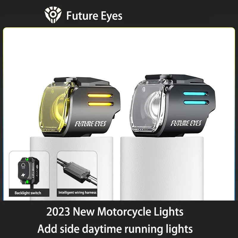 

Future Eye UF1 Viper Motorcycle Spotlight Strong Light Super Bright Headlight Roadlaying Assist Light Integrated Far and Near