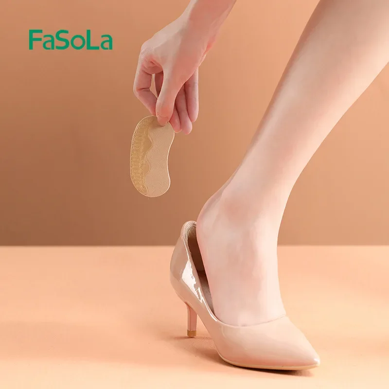 파솔라 하이힐 신발 깔창 내마모성 발 패드 사이즈 조절 스킨 컬러 내마모성 발 패치 편안한 신발 관리 액세서리