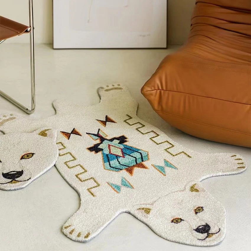 倶知安 熊の敷物 天然一枚皮 タペストリー