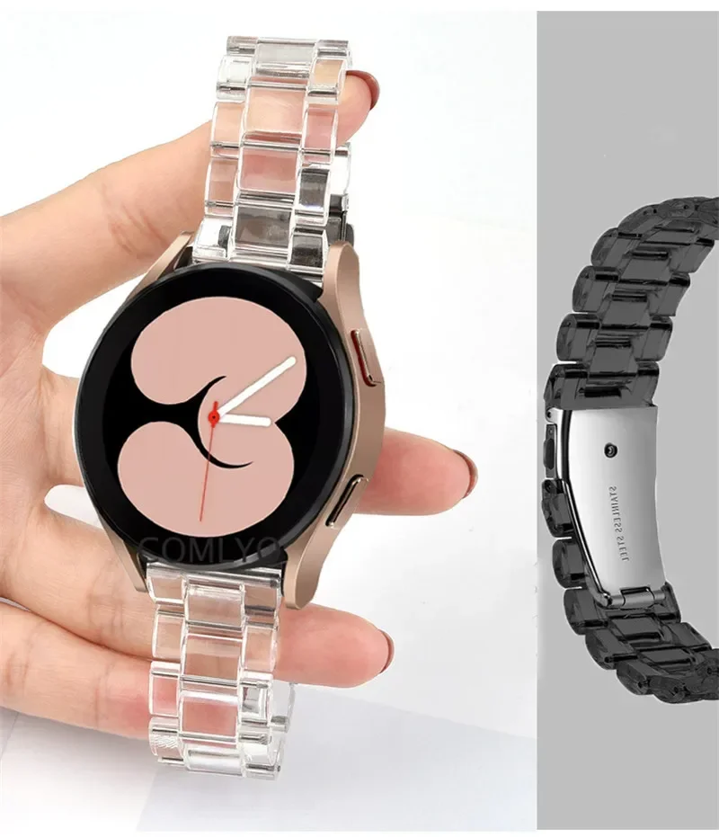 Glacier Transparent Adjustable Watch Strap, 20mm/22mm Universal Bracelet