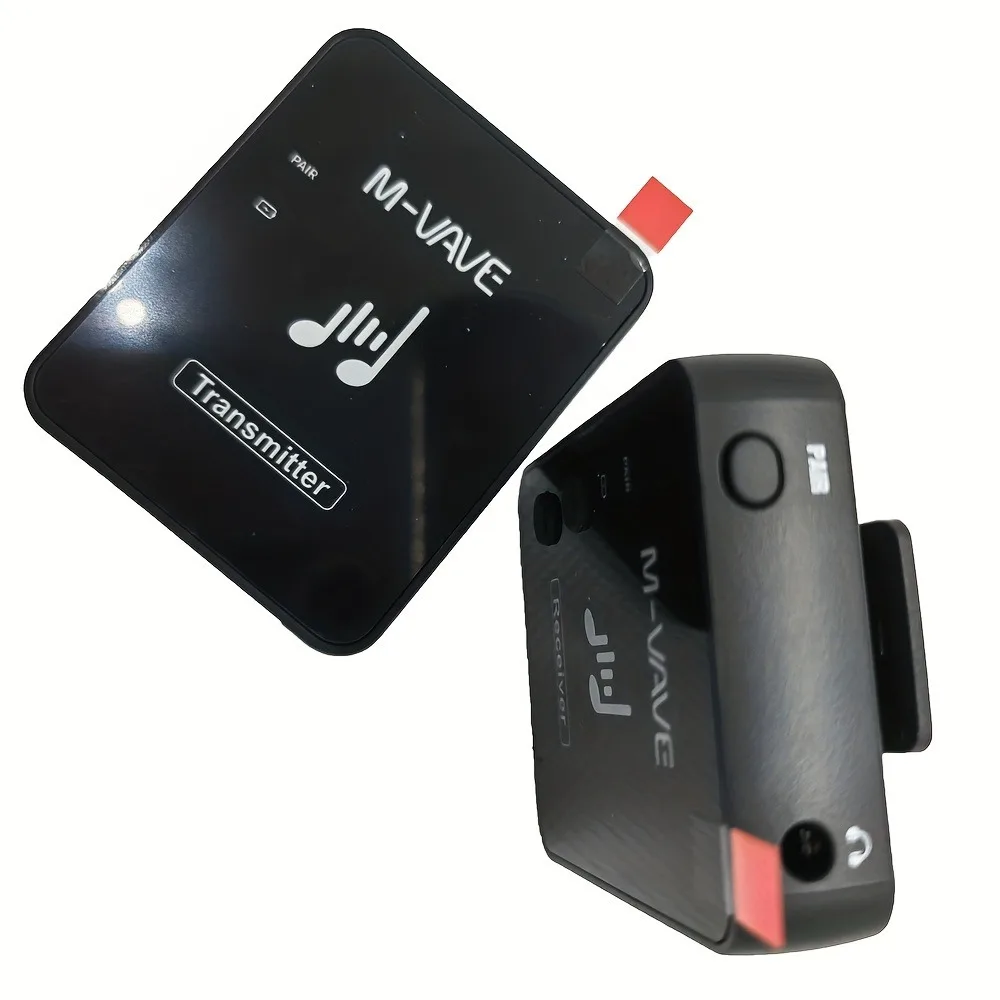 M-VAVE WP-10 2.4GHz Wireless Earphone Monitor Transmission System Rechargeable Transmitter & Receiver Stereo Mono Recording wireless earphone monitor