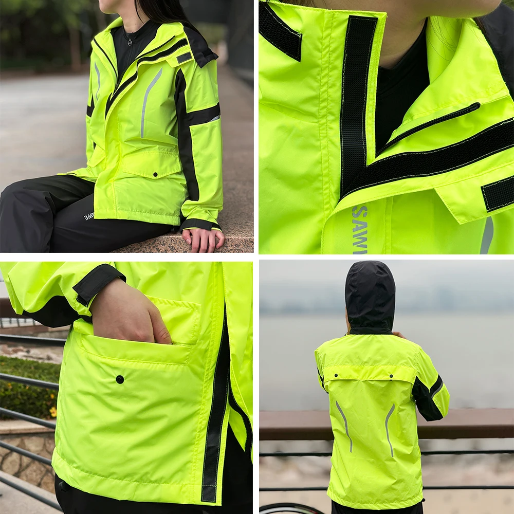 Motorcycle raincoat men suit for outdoor riding