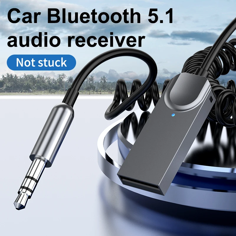 Mini Wireless Bluetooth Receiver 3.5mm Jack Bluetooth Car kit Audio Sound  Music Adapter Cable with mic for Speaker Headphone - AliExpress