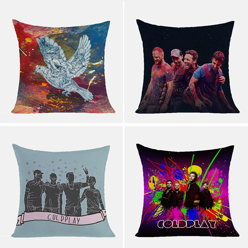 

Throw Pillow Covers Decorative Cushions Cover for Sofa Coldplay Pilow Cases Pillowcase 40*40 Cushion 45*45 Pillowcases 45x45