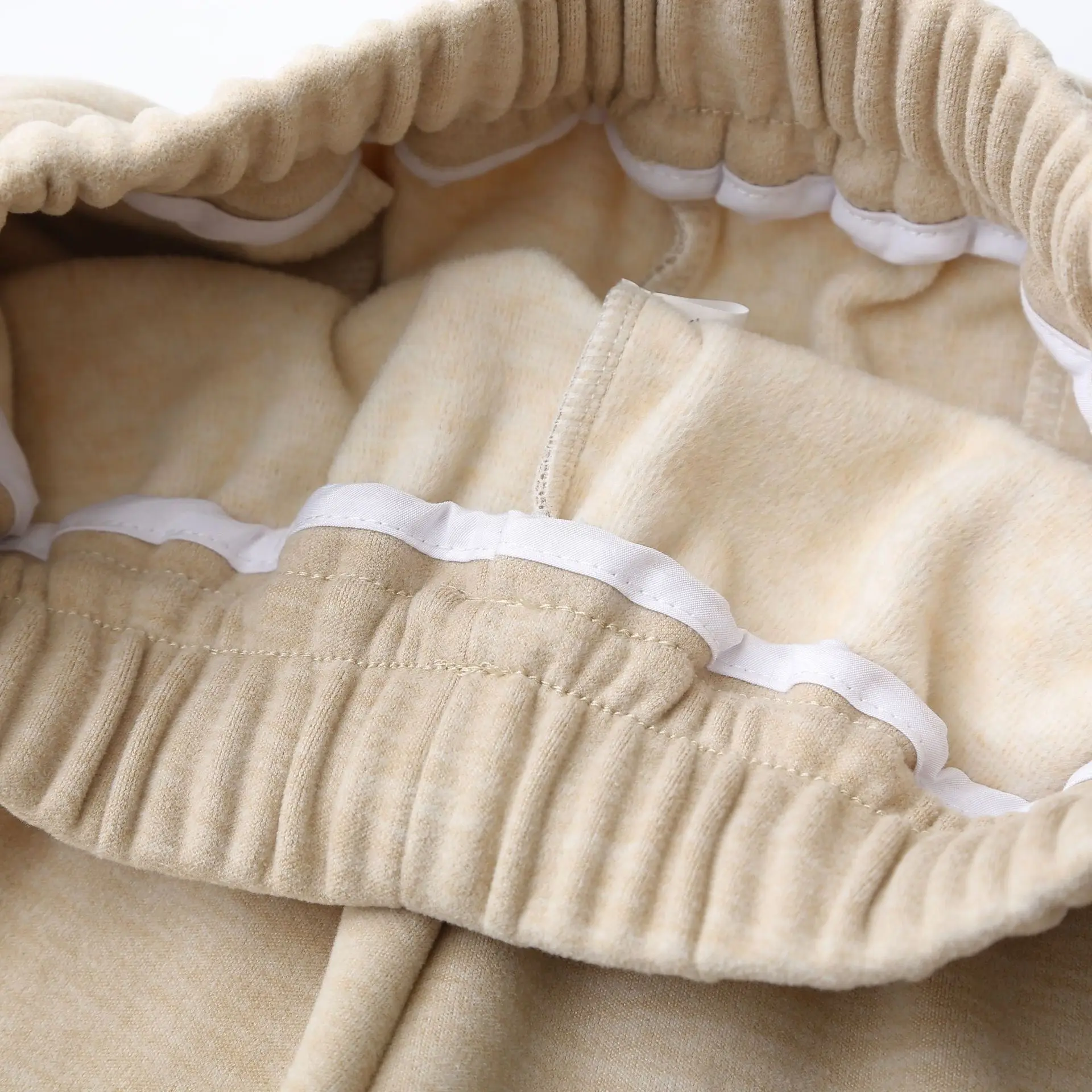 XXXXXL Fashion Plus Size Women's Straight  Pants New Autumn And Winter Style Casual Fleece Thermal Label Sweatpants 608