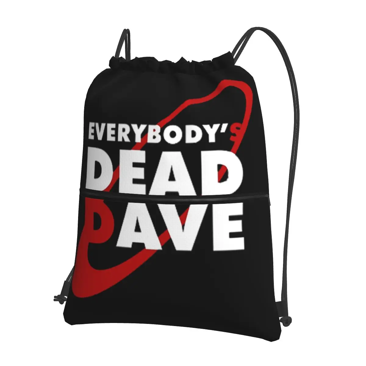 Рюкзак на шнурке с карманами для школьников и мелочей