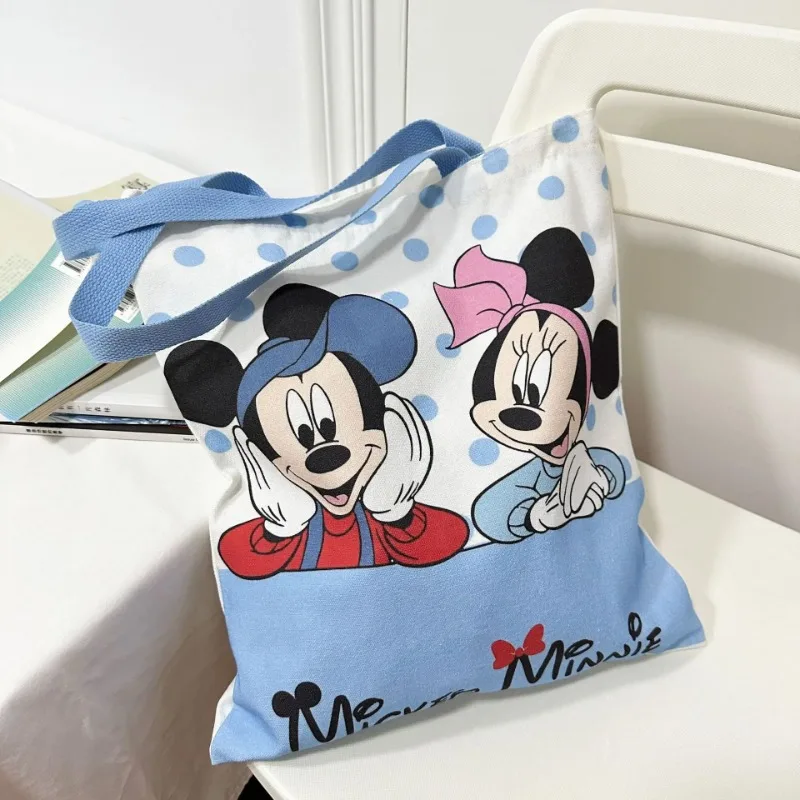 

Новая сумка-тоут с рисунком из мультфильма Disney, вместительные холщовые кошельки с рисунком Лило и фото для женщин