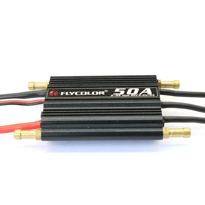 

Brushless ESC Speed Control Stand 2-6S Lipo BEC 5.5V/5A Flycolor 90A 120A 150A Control Stand for C Boat F21267/71