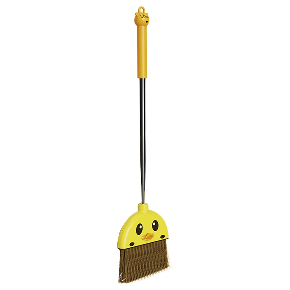 

Little Yellow Duck Whisk Broomssss Child Whisk Broomssss Kids Cartoon Whisk Broomssss Toy Small Cleaning Whisk Broomssss