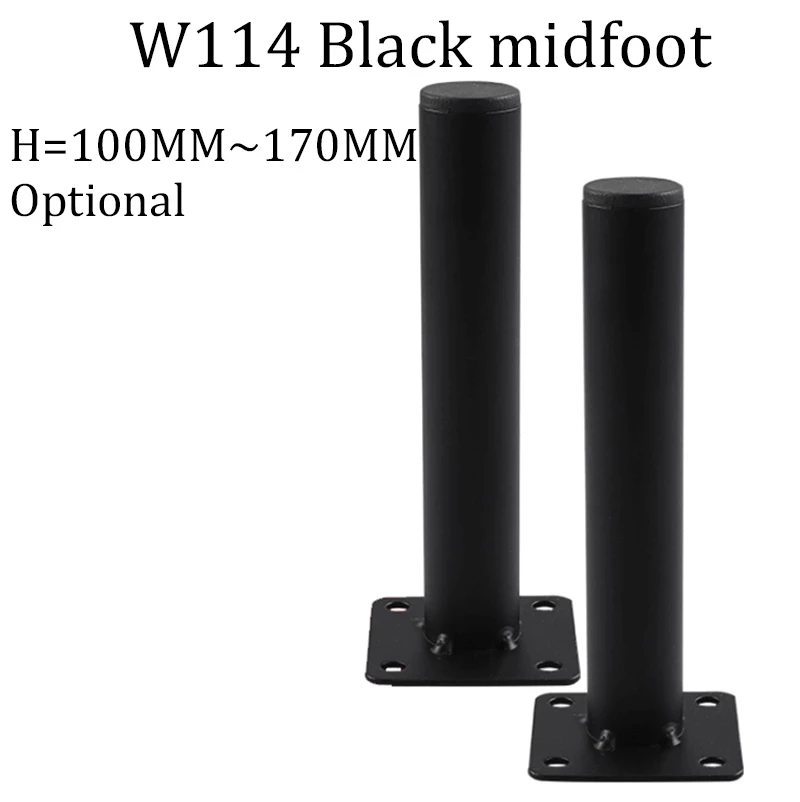 

Hardware Accessories Durable Wear-resistant Black Middle-leg Sofa Furniture Matte Black Middle-leg Furniture Sofa Legs
