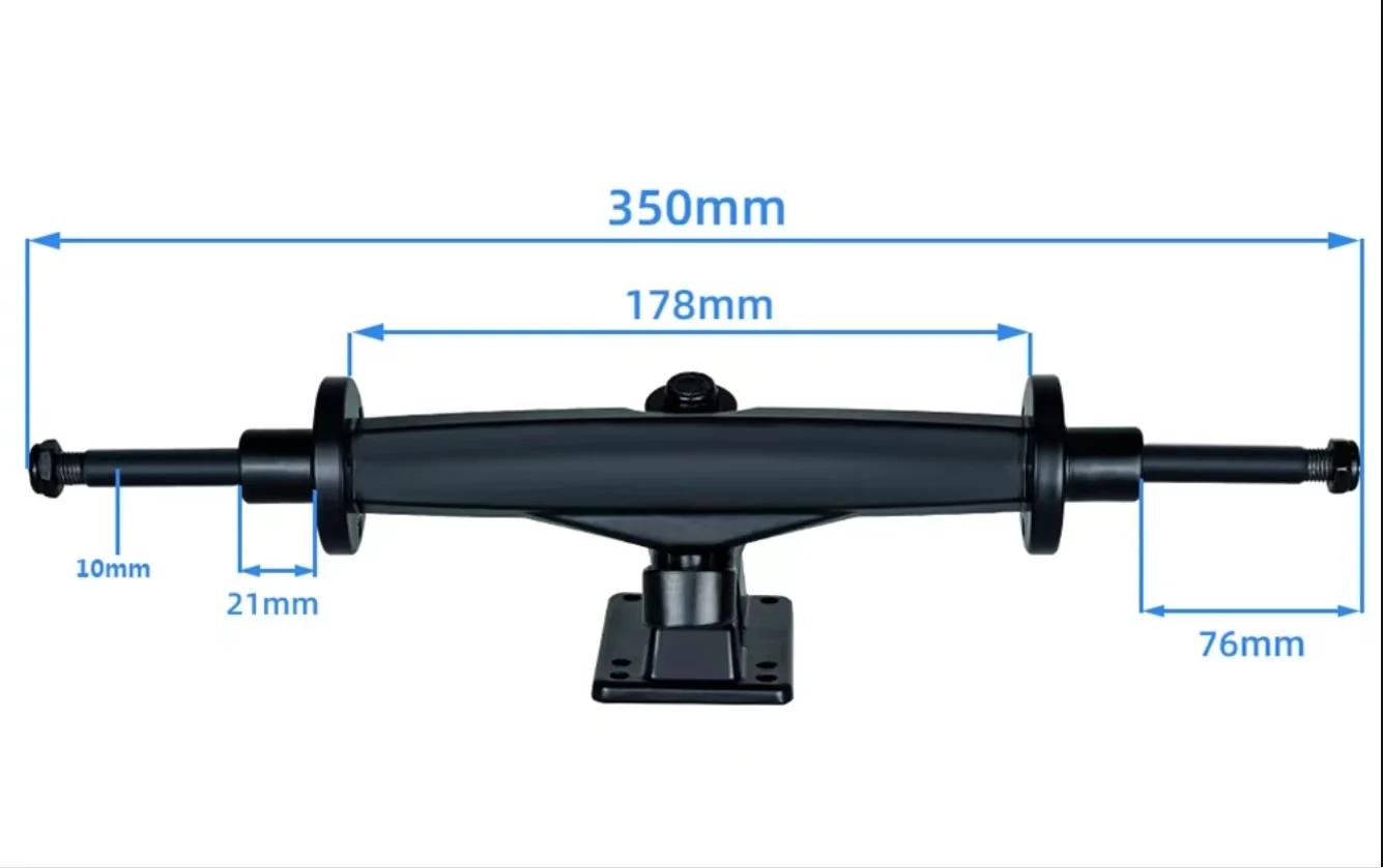 12 inches 13.75inch Double Kingpin Trucks for DIY Electric Skateboard