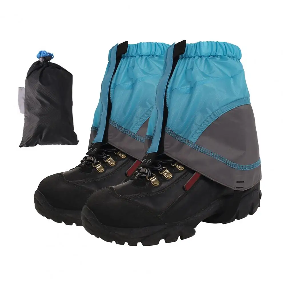 Waterproof Boot Gaiters Waterproof Leg Gaiters for Outdoor Enthusiasts Adjustable Lightweight Low Ankle Guards for Boots Shoes
