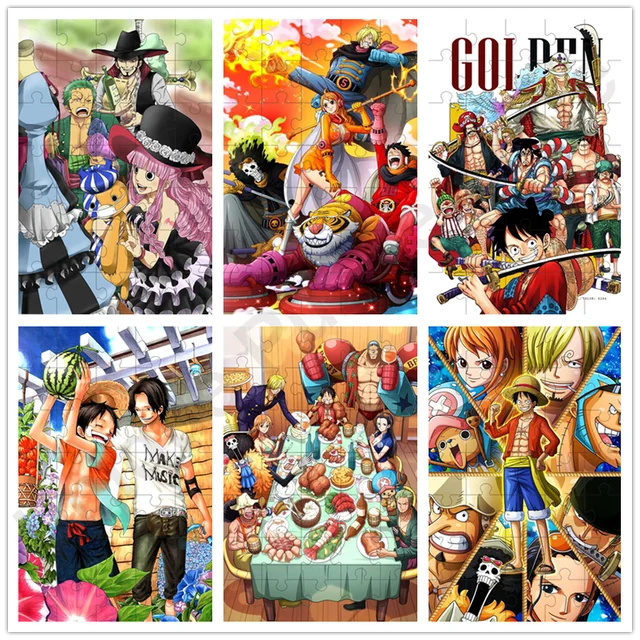 Bandai-Anime Luffy e seus amigos Jigsaw Puzzle, Jogos de família  engraçados, DIY brinquedos educativos, 1 pc, 35 pcs, 300 pcs, 500 pcs, 1000  pcs - AliExpress