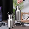Portable Stainless Steel Water Bottle with handle 2000ml/1000ml/500ml Sports Flasks Travel Cycling Hiking Camping bicycle flask 5