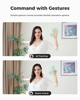 OBSBOT Meet SE 1080P 100FPS Webcam for PC, AI Framing Streaming Camera with 1/2.8" Sensor, Beauty Mode, Gesture Control, HDR - Image 5