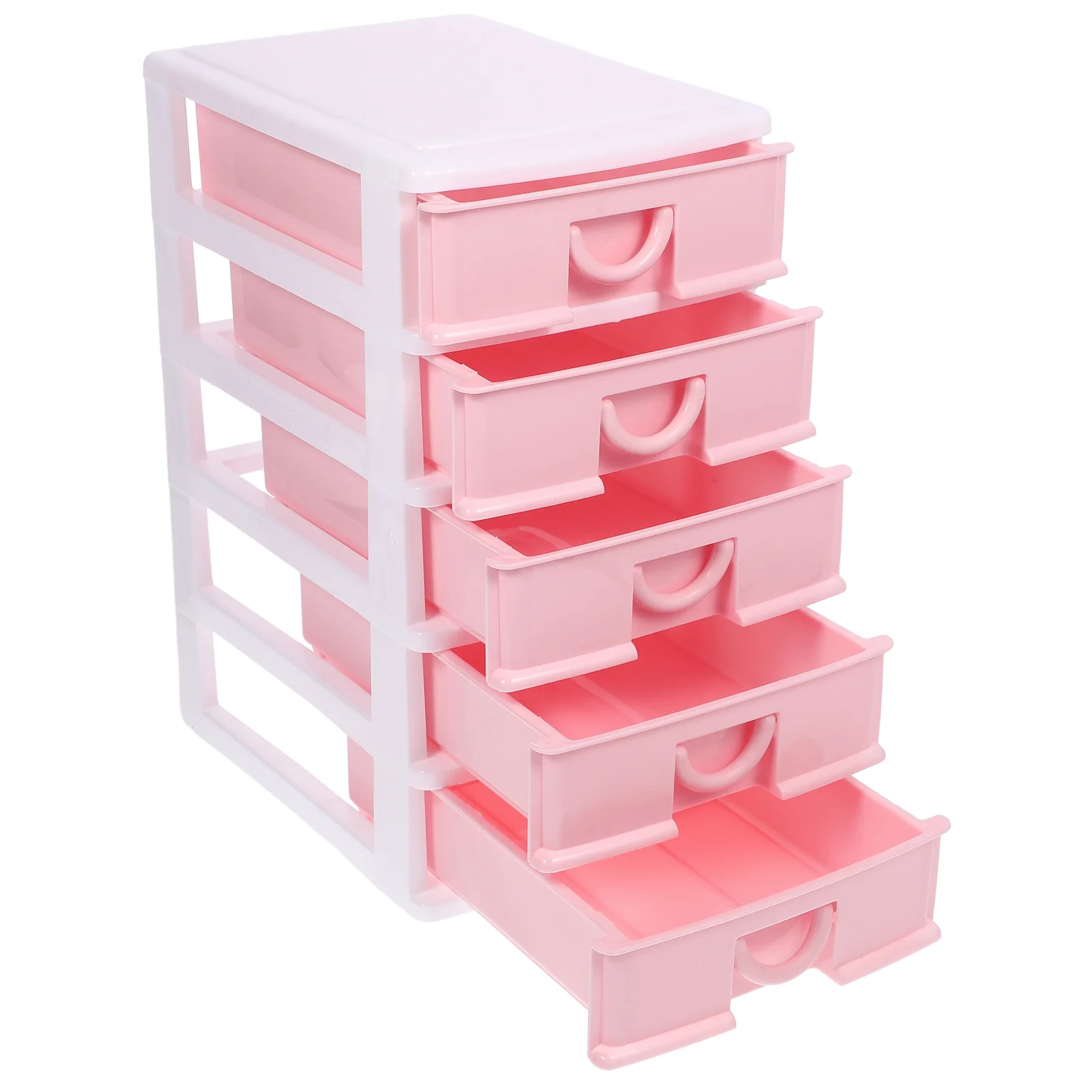 

Storage Box Makeup Holder Plastic Drawer Desktop Organizer Cabinet Vanity with Drawers