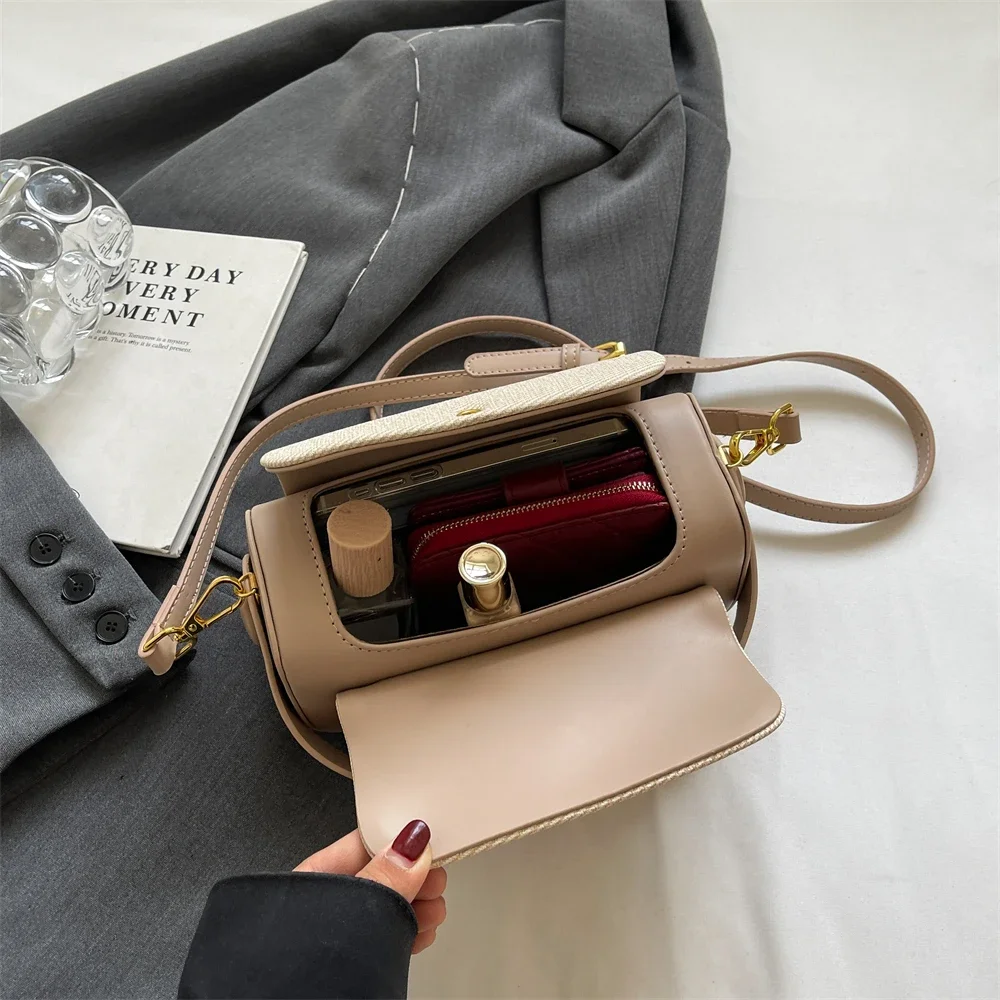 Mini Square Crossbody Bag - Luxury Designer Handbag Box Shape Satchel