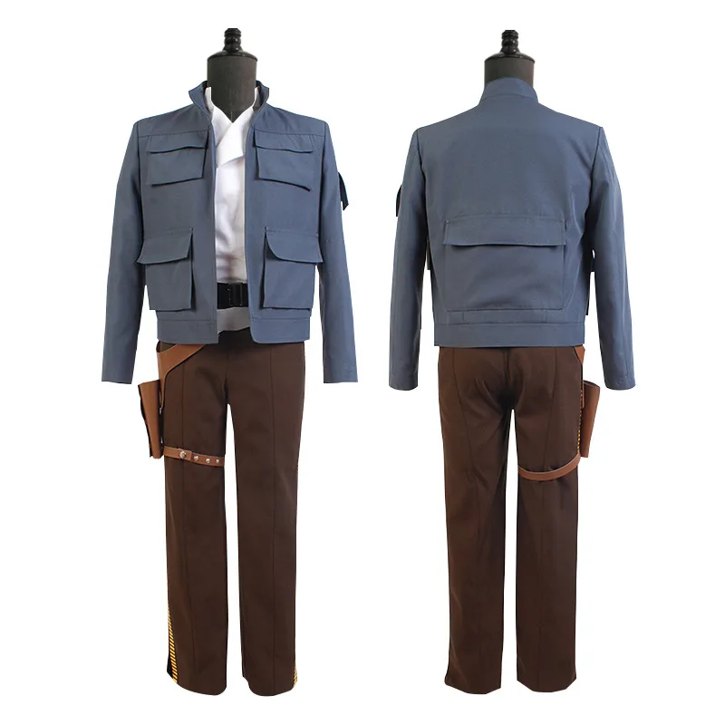 

Movie Han Solo Cosplay Costume Outfit Adult Men Women Full Set Custom Made Halloween Costumes