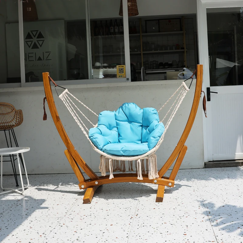 

Swing Chair Garden Hammocks Outdoor Terrace Kids Stand Hammocks Camping Multi Person Hamac Suspendu Outdoor Furniture SR50HO