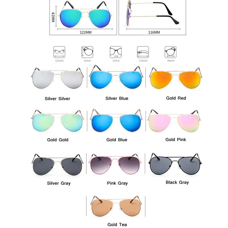Kids Sunglasses Kids Glasses Classic Vintage Sunglasses for Children