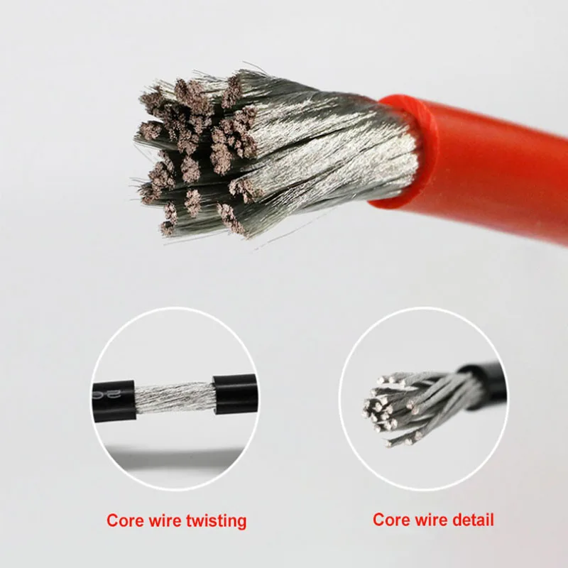 Super Soft Heat Resistant Silicone Wire 30/28/26/24/22/20/18/16/14/12AWG Stranded Cable Electrical Tinned Copper