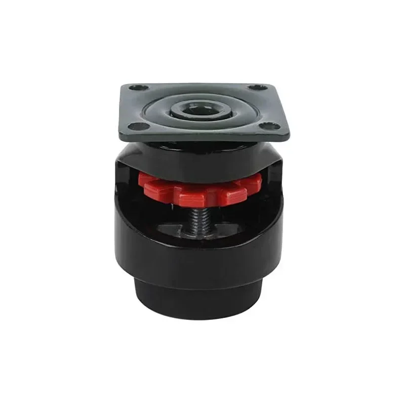 KFFKFF Leveling Casters, Quad Pack, Total Weight Support of 2200 lbs, 2.5  inches, Reinforced Handle Design, 360 Degree Rotating Caster Wheels,  Modifiable Casters with Feet for Workstation, Machinery - Walmart.com 6pcs Level Adjustment Caster GD-40F Industrial Roller Wheel Leveli