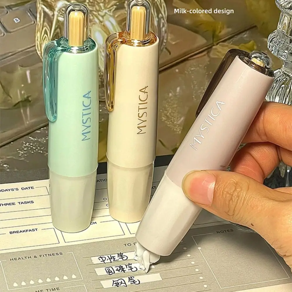 360도 회전 도트 글루 테이프 펜 모양 대용량 롤링 글루 테이프 프레스 타입 DIY 스크랩북킹 글루 테이프 펜