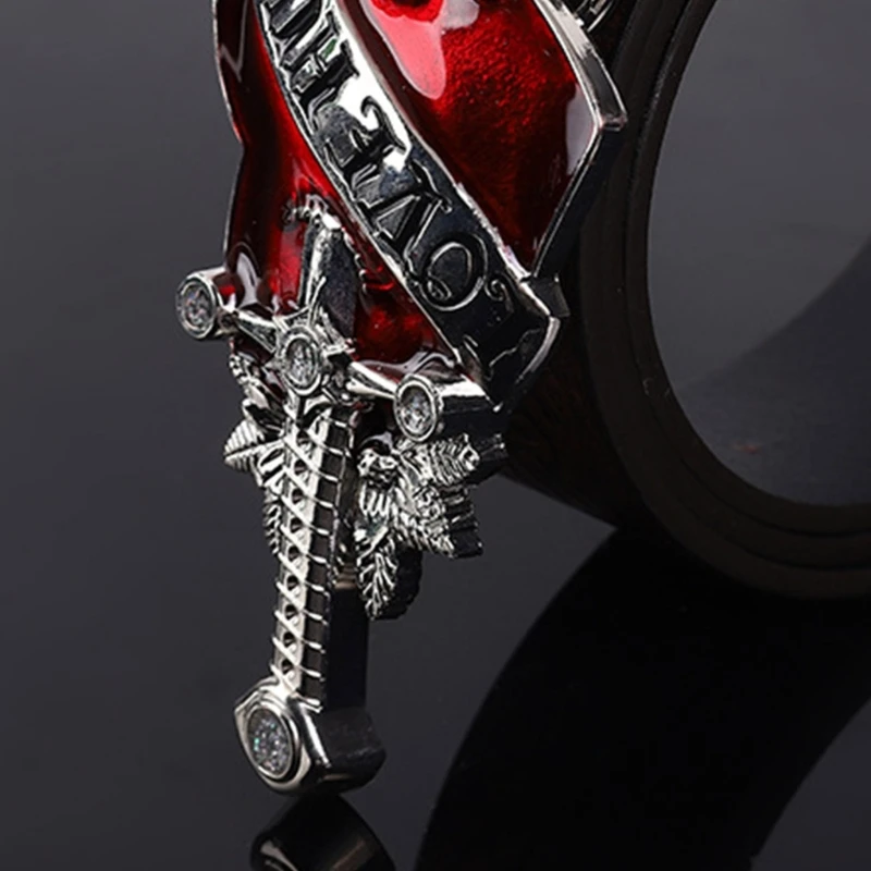 Adult Relief Pattern Waist Belt with Through Heart Buckle Luxurious Personality Waist Belt for Male Coat Dress