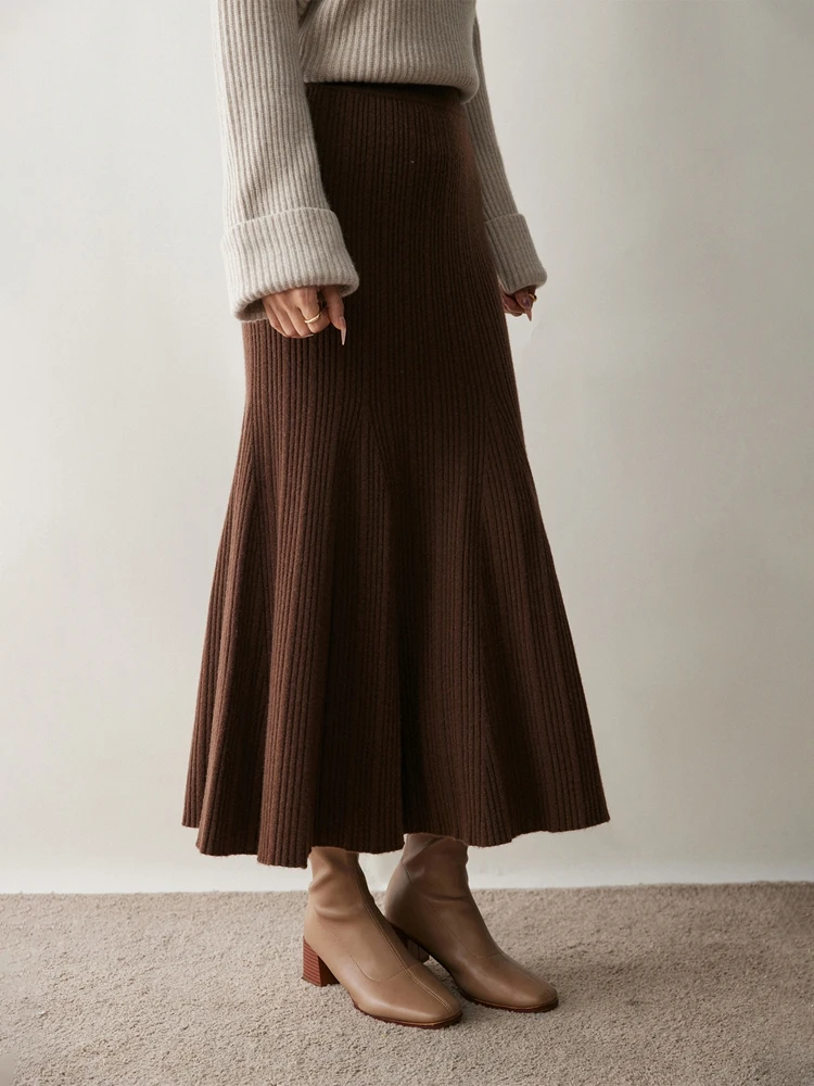 Cashmere skirt texture
