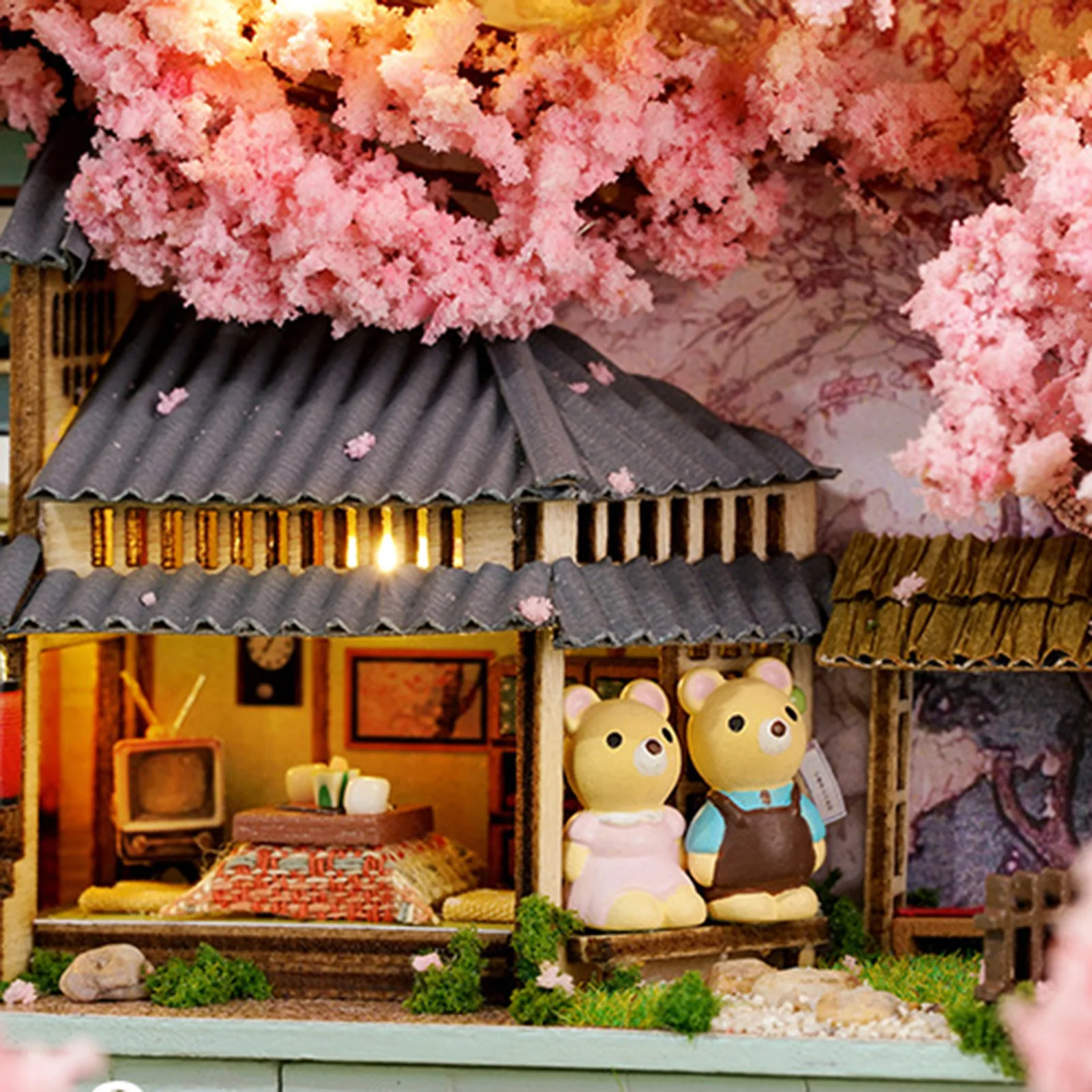 28 Miniature In Resina E Vetro Intrecciato Per Casa Delle Bambole - 7 Colori, Personaggi Cartone Animato, Per Giardino Fatato E Micro Paesaggi