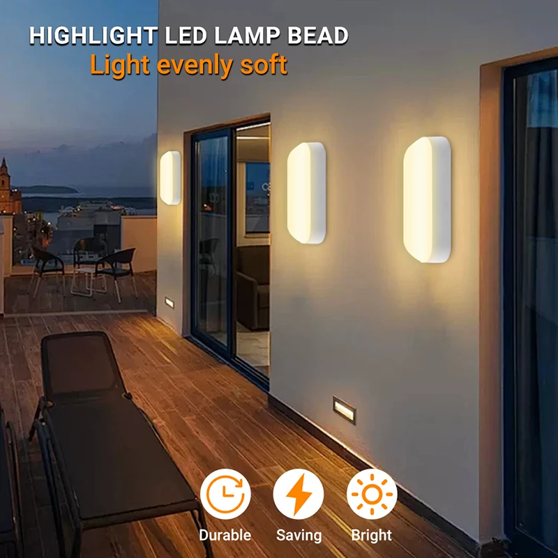 Modern LED Wall Sconce, 15W Adjustable Light for Indoor & Outdoor Spaces