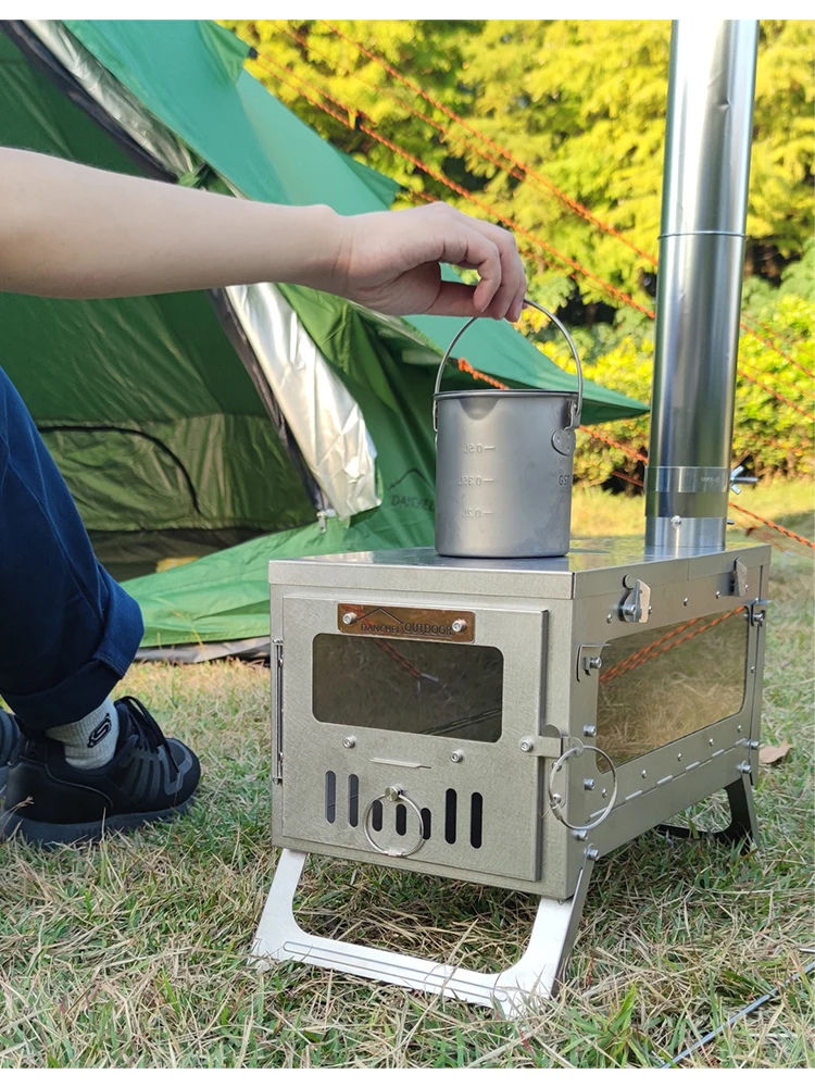 Titanium Wood Danchel Wood Stove Woodburning Stove DANCHEL OUTDOOR