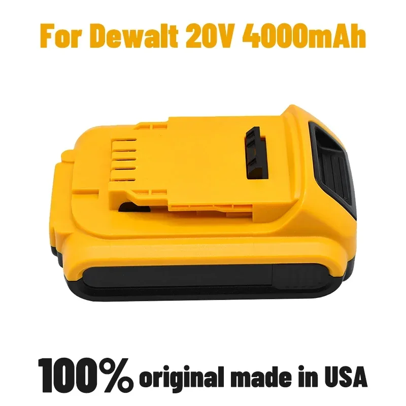 

20V 2000/4000mAh DCB200 Li-ion Rechargeable Power Tool Battery for Dewalt DCB203 DCB181 DCB180 DCB200 DCB201 DCB201-2 L50