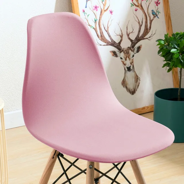 Fodera per sedia morbida in 18 colori per sala da pranzo Custodia per sedia da giardino domestica Fodera per sedile in spandex 2025 Protezione per sedile a conchiglia 4