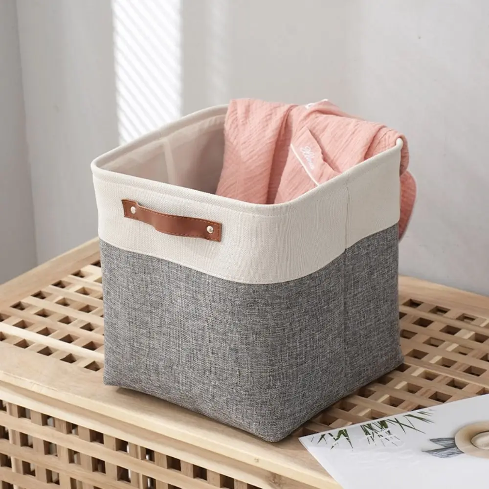 Large Capacity Laundry Basket Dirty Clothes Basket Fabric Laundry Basket Folding Storage Basket Household Storage Box Portable 2