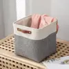 Large Capacity Laundry Basket Dirty Clothes Basket Fabric Laundry Basket Folding Storage Basket Household Storage Box Portable 2