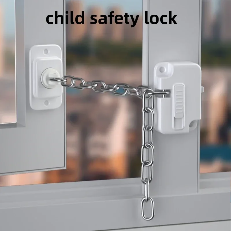 Child Lock Safety Lock Refrigerator Lock Refrigerator Door Lock Door Window Lock Child Safety Locks Upgraded Adjustable Window Limiters Door Locks Refrigerator Keep Children Safe